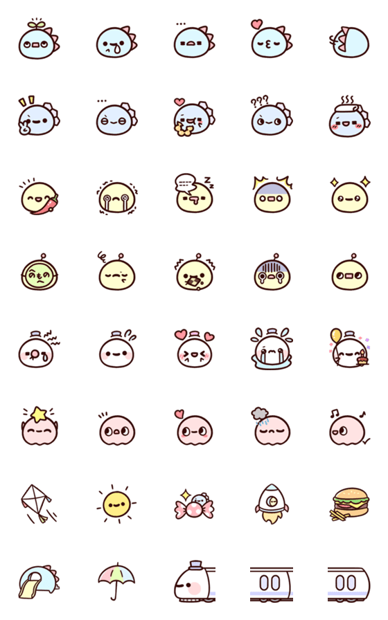 [LINE絵文字]Seed emoji2の画像一覧
