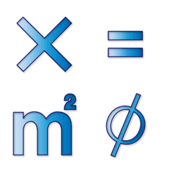 [LINE絵文字] 計算で良く使う記号と単位【技術系】no.1の画像