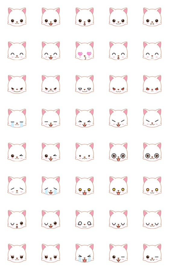 [LINE絵文字]Kitty Cutteの画像一覧