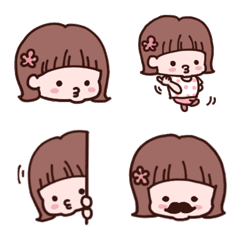 おんなのこの普段使い絵文字の絵文字メイン画像