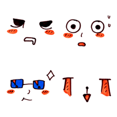 [LINE絵文字] Cute funny emoji Vol.54の画像