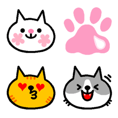 [LINE絵文字] 猫まみれ！！の画像