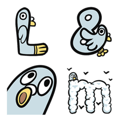 [LINE絵文字] Mr Pigeon Emojiの画像