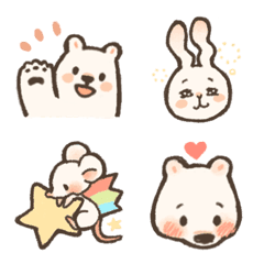 [LINE絵文字] しろいあのこの画像