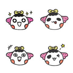 [LINE絵文字] Bunni Big Big Headの画像