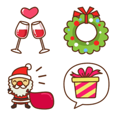 [LINE絵文字] Happy X'mas Emojiの画像