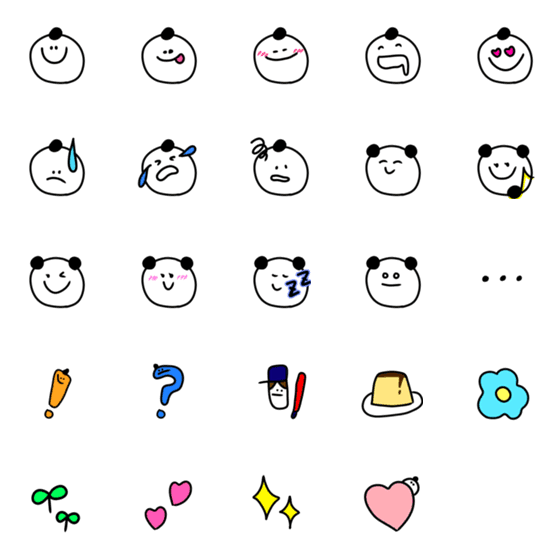 [LINE絵文字]BOB☆TWICE えもじ01の画像一覧