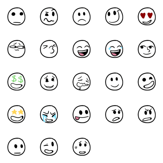 [LINE絵文字]Obeemoji！の画像一覧