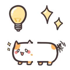 [LINE絵文字] Cat Skewers 01の画像