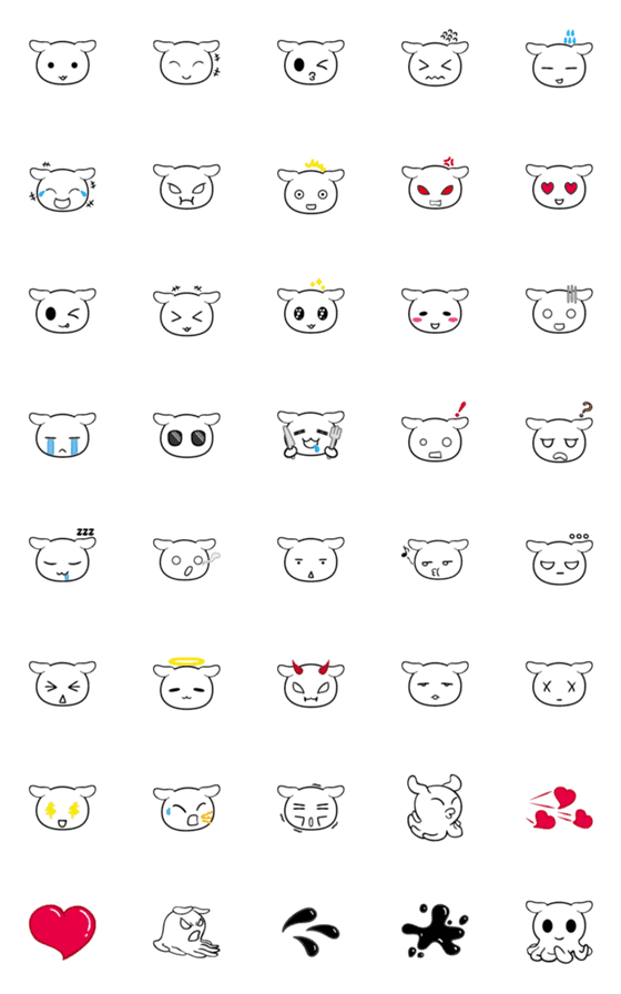 [LINE絵文字]EACH-A-ERの画像一覧
