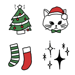 [LINE絵文字] 大人かわいい♡クリスマス 絵文字の画像