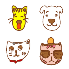 [LINE絵文字] any face animal cuteの画像