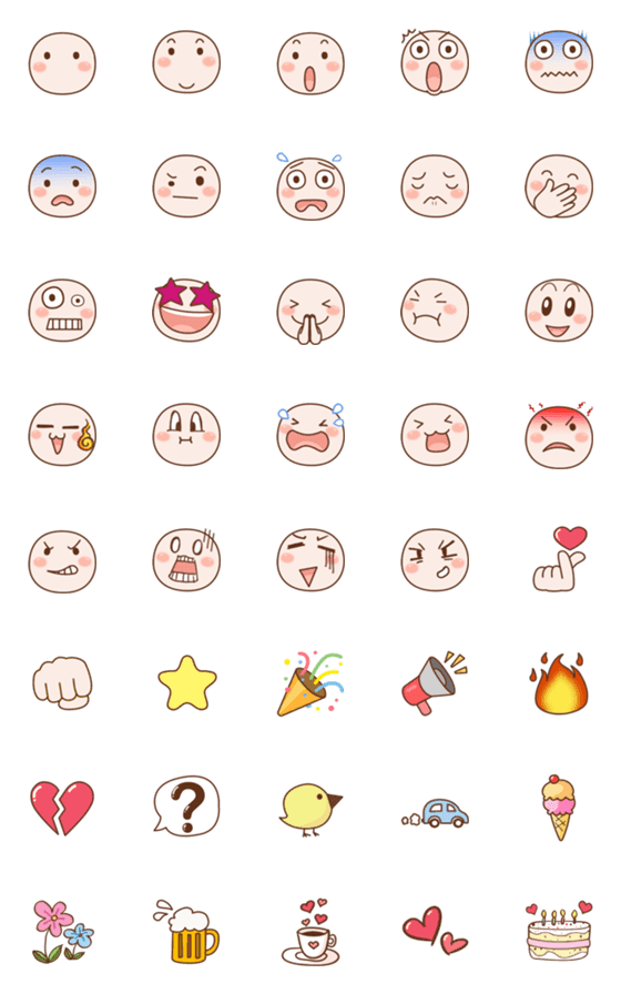 [LINE絵文字]Top Emoji 3の画像一覧
