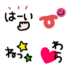 [LINE絵文字] 会話につけてデコ♪の画像