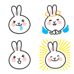 [LINE絵文字] こんにちは,私はウサギです。の画像