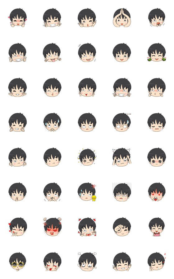 [LINE絵文字]Khao Emojiの画像一覧
