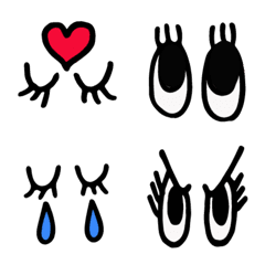 [LINE絵文字] The eyes Emojiの画像