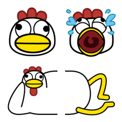 [LINE絵文字] AyamChicken Emojiの画像
