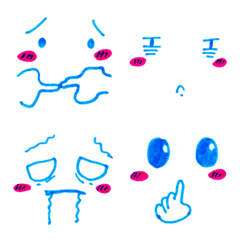 [LINE絵文字] Cute funny emoji Vol.68の画像