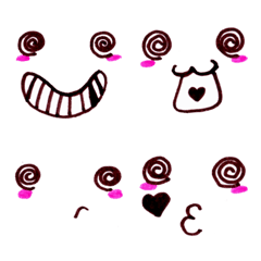 [LINE絵文字] Cute funny emoji Vol.71の画像