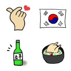 [LINE絵文字] 韓国の絵文字たちの画像