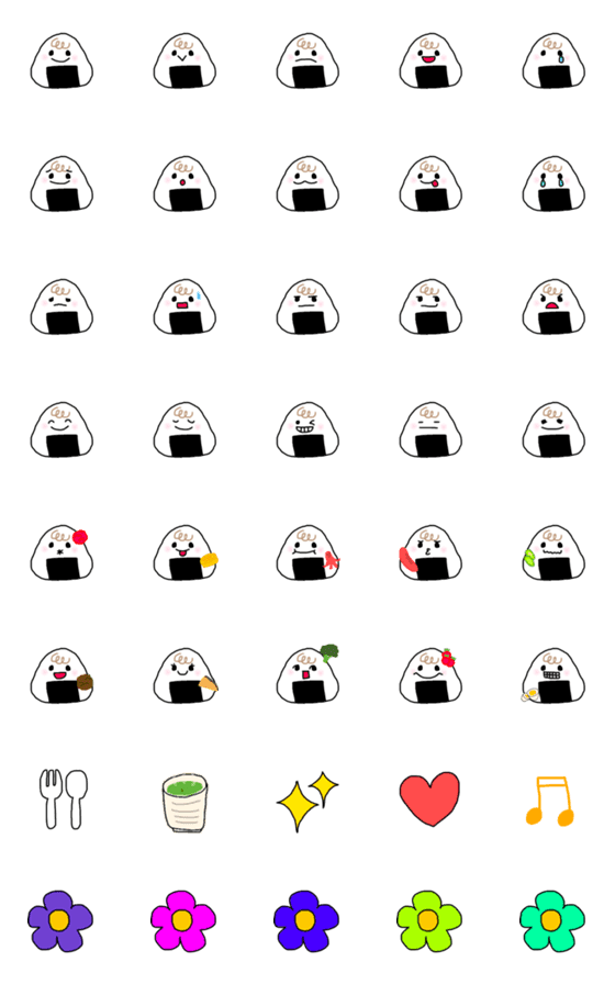 [LINE絵文字]onigiri chanの画像一覧