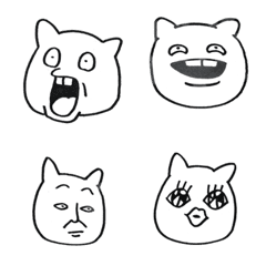 [LINE絵文字] うざい猫の画像