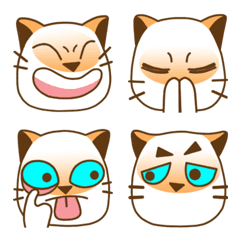 [LINE絵文字] Big face cat-FiMiの画像