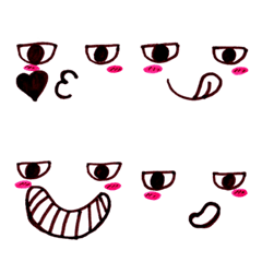 [LINE絵文字] Cute funny emoji Vol.72の画像