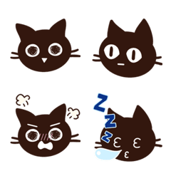 [LINE絵文字] 大人かわいい絵文字スタンプ[ねこ]の画像