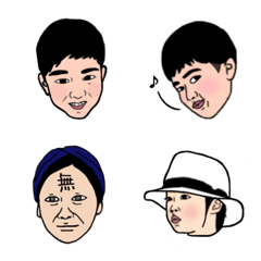 太眉BOYとターバン母と仲間たちの絵文字メイン画像