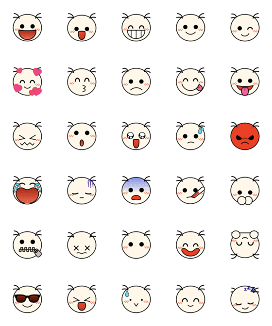 [LINE絵文字]MeMe Emojiの画像一覧