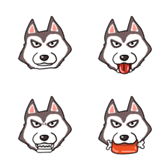 [LINE絵文字] Husky  Parkerの画像