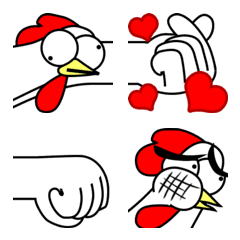 [LINE絵文字] Chicken Bro Emojiの画像