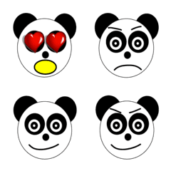 [LINE絵文字] Panda Feelingの画像