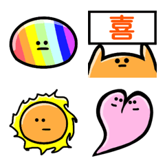 レインボー無心スライムVol.1の絵文字メイン画像