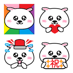 [LINE絵文字] いつでも毎日使えるかわいい犬の絵文字の画像