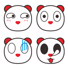 [LINE絵文字] Panda Lele Expression Stickerの画像