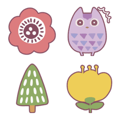 [LINE絵文字] 北欧風 絵文字の画像