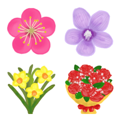 [LINE絵文字] 四季の花の画像