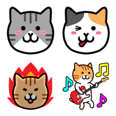 [LINE絵文字] ねこワールド 絵文字の画像