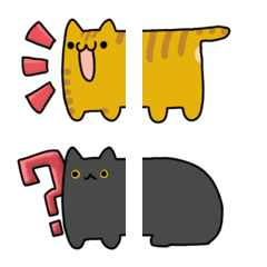 [LINE絵文字] のびるねこのえもじの画像