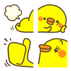 つながる⁉ひよこちゃんの絵文字メイン画像
