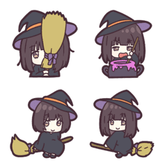 [LINE絵文字] 魔女メンヘラちゃん。の絵文字。の画像