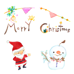 [LINE絵文字] 絵本のような毎日 クリスマス絵文字の画像