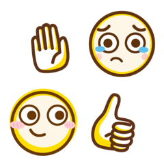 [LINE絵文字] emoji-faceの画像