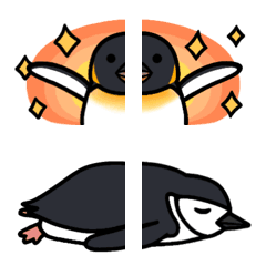 [LINE絵文字] つながるペンギン絵文字の画像