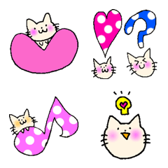 [LINE絵文字] Sweet Cat Prettyの画像