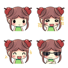 [LINE絵文字] Rin Chan Emojiの画像