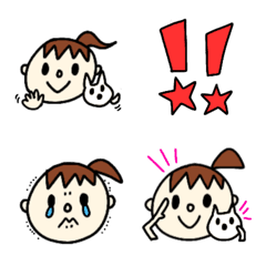 [LINE絵文字] 嫁と犬の画像